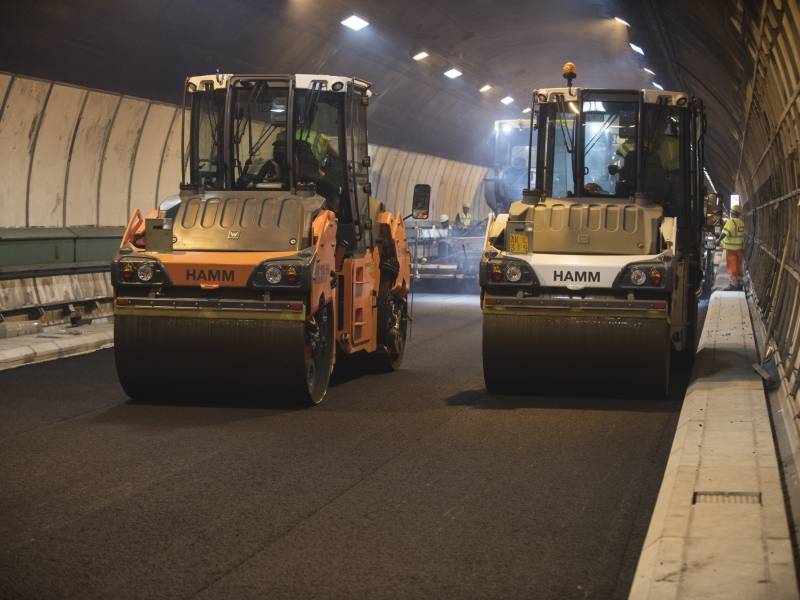 cogeis lavori - infrastrutture pavimentazioni speciali - tunnel del monte bianco
